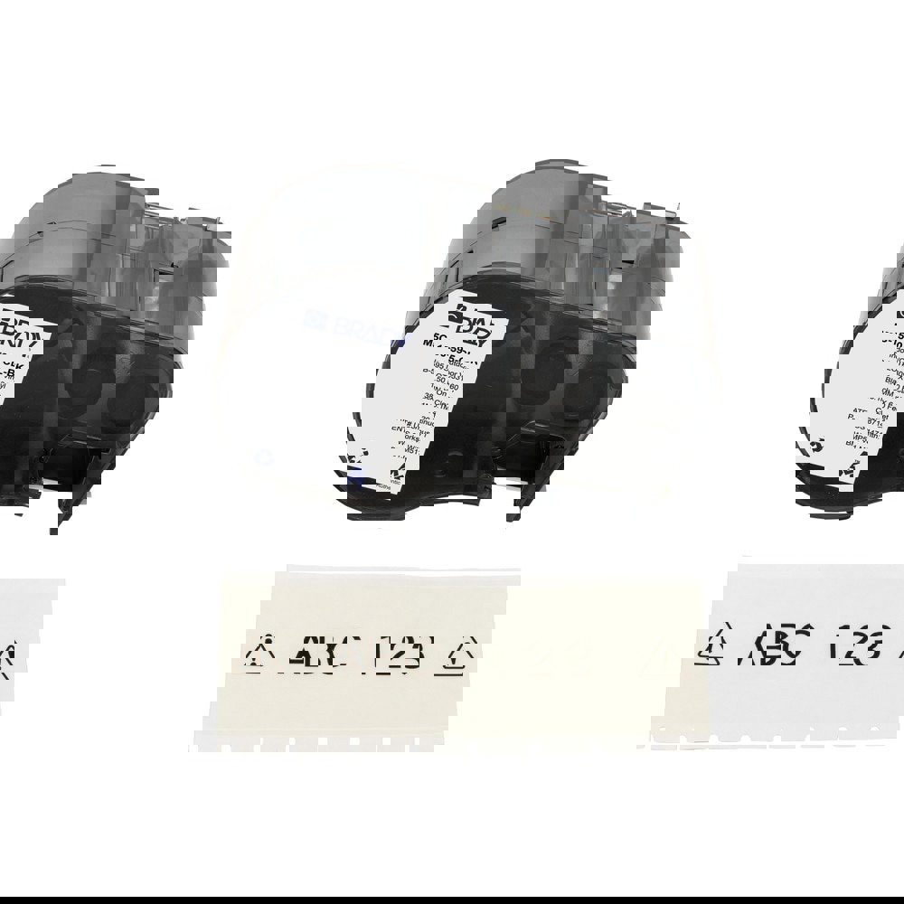 Labels, Ribbons & Tapes; Application: Label Printer Cartridge ; Type: Label Printer Cartridge ; Color Family: Clear ; Color: Black on Clear ; For Use With: BMP51; BMP53; M511 ; Material: Vinyl